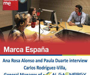 “Marca España”, programme broadcasted on Radio Exterior de España, interviews AlgaEnergy’s General Manager