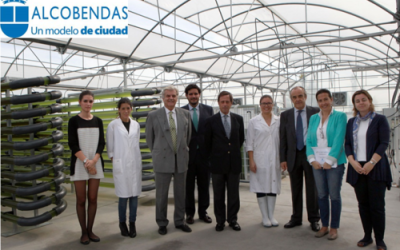 El Alcalde de Alcobendas visita la PTEM de AlgaEnergy