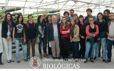 Alumnos del Máster en Biología Vegetal Aplicada de la Facultad de Biología de la Universidad Complutense de Madrid, visitan la planta PTEM de AlgaEnergy