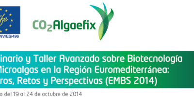 AlgaEnergy ha participado en el Seminario y Taller Avanzado sobre Biotecnología de Microalgas en la Región Euromediterránea: Logros, Retos y Perspectivas (EMBS 2014)