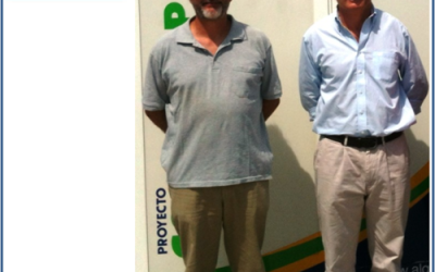AlgaEnergy recibe la visita a su planta de microalgas en el aeropuerto de Barajas, PTEM, del Ing. Ignacio Figoli, representante dentro del Área de Energías Renovables del Ministerio de Industria, Energía y Minería del Uruguay